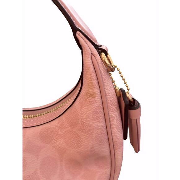 Coach Powder Pink Carmen Mini Crossbody Bag In Signature Canvas CAM83 Sold As Is - Picture 4 of 10